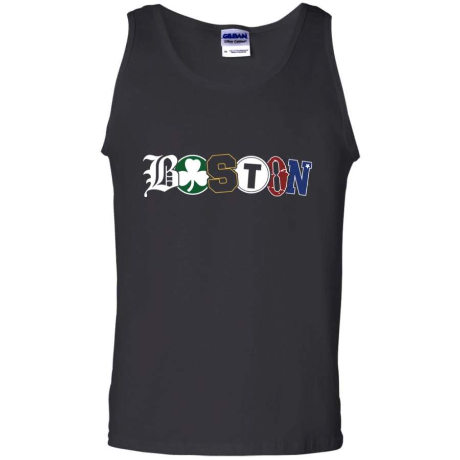 Boston Patrick’s Day Logo Men’s Tank Top