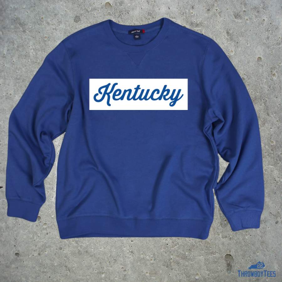 Kentucky Square – blue sweatshirt