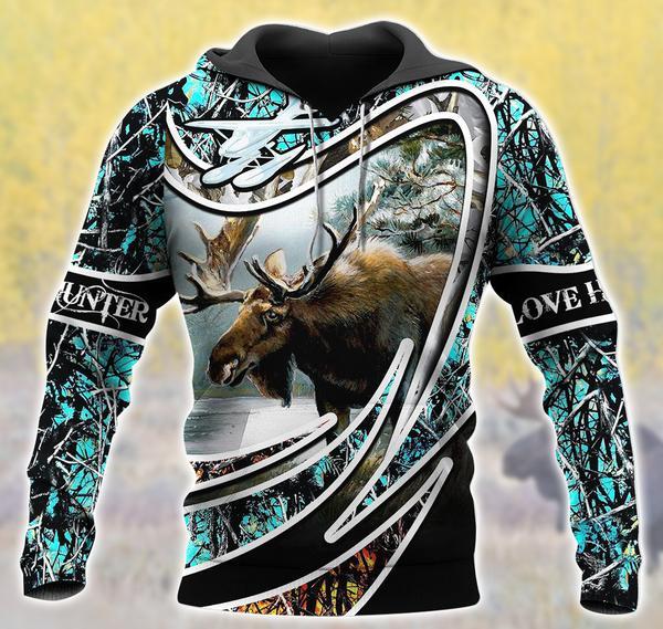 Moose Hunting 3D All Over Print | Unisex | Adult | Ht5247