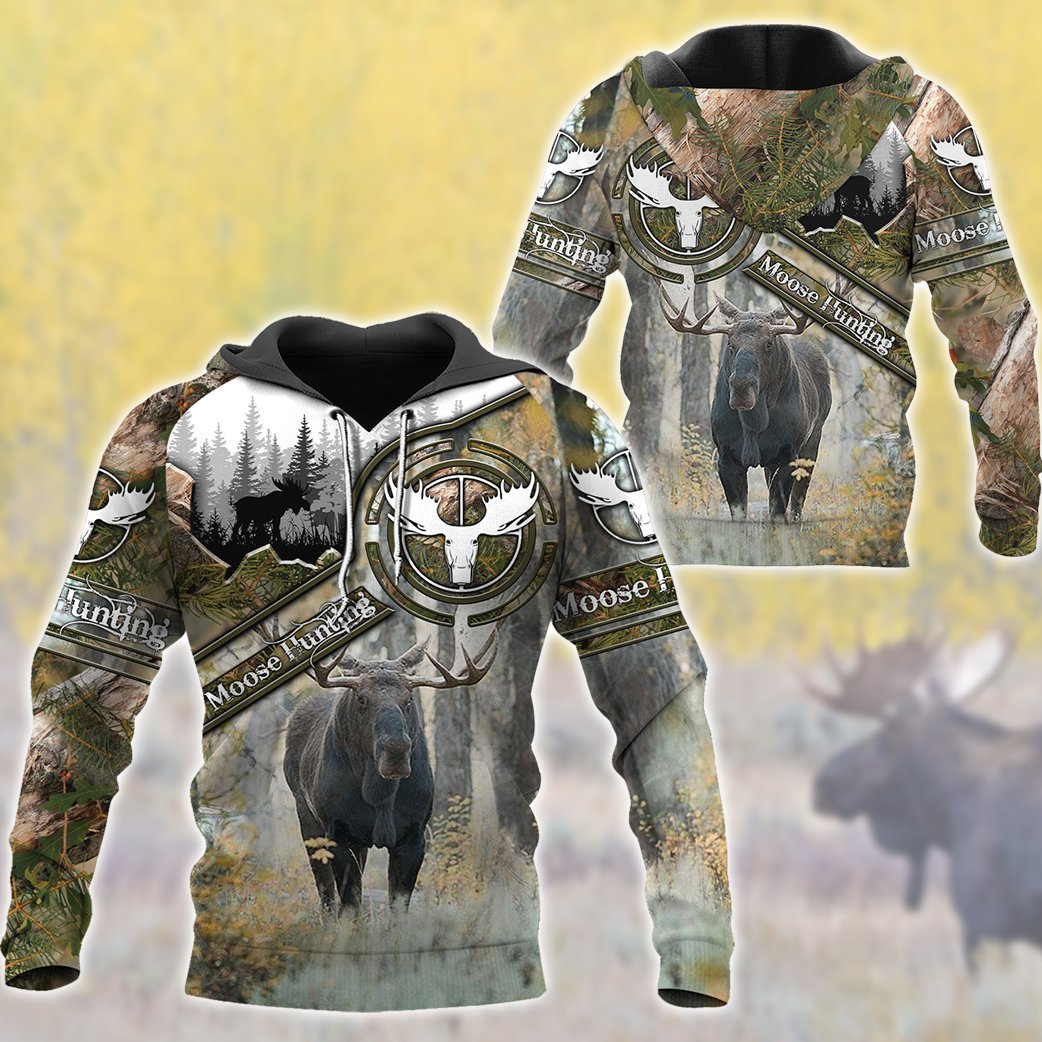 Moose Hunting 3D All Over Print | Unisex | Adult | Ht5248