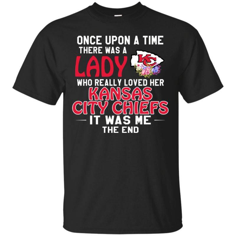 Kansas City Chiefs Lady Funny Shirts Once Upon A Time