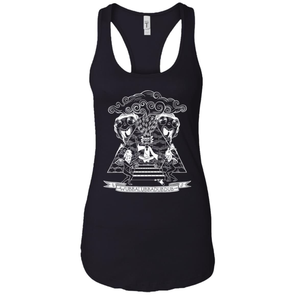 Rick And Morty Wubba Lubba Dub Dub Pyramid Women Tank