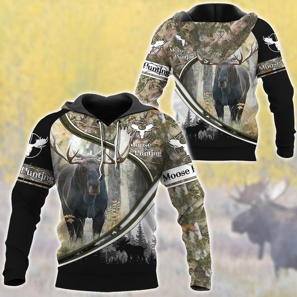 Moose Hunting 3D All Over Print | Unisex | Adult | Ht5250