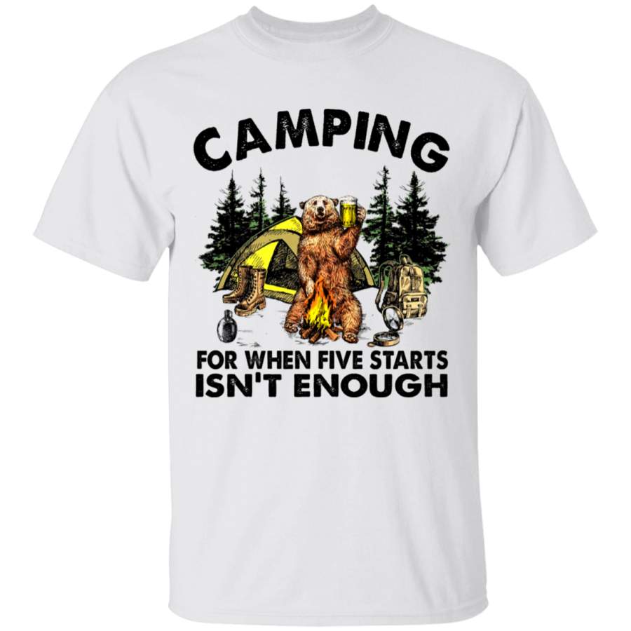 Camping For When Five Stars T Shirt, Funny T Shirt, T Shirt For Men, T Shirt For Women