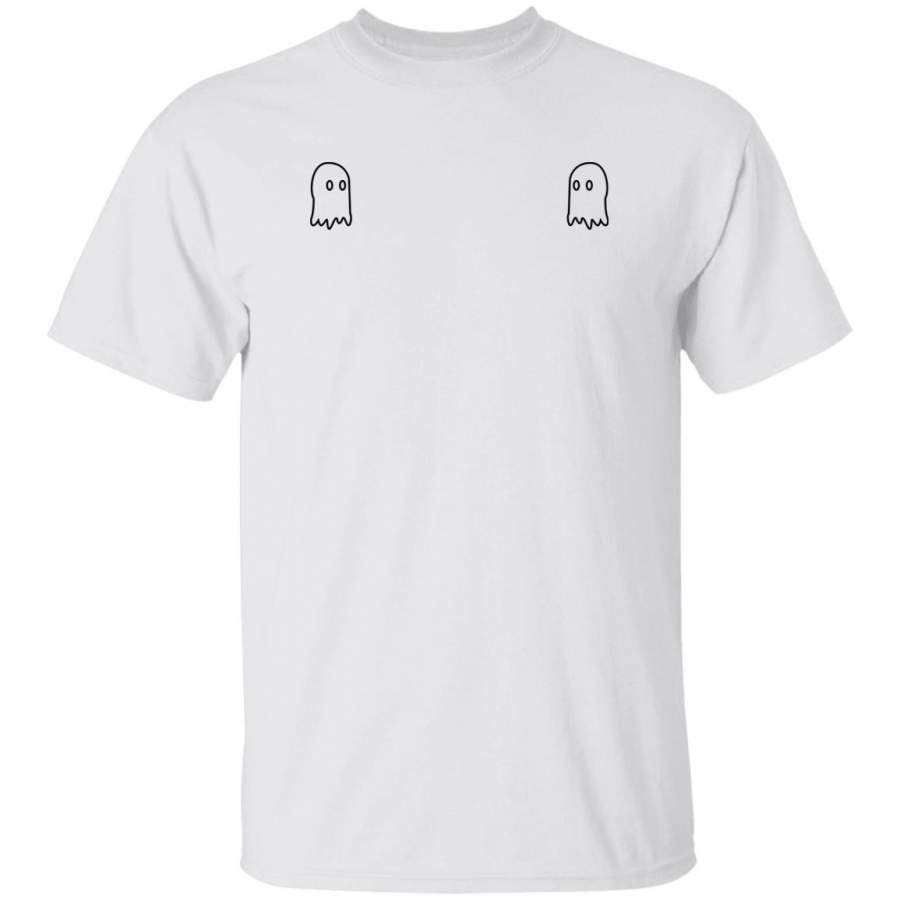 Lonely ghost merch Boobies tee shirt white