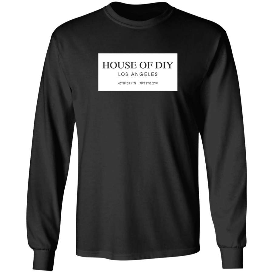 Laurdiy merch House of diy los angeles long sleeve t shirt black