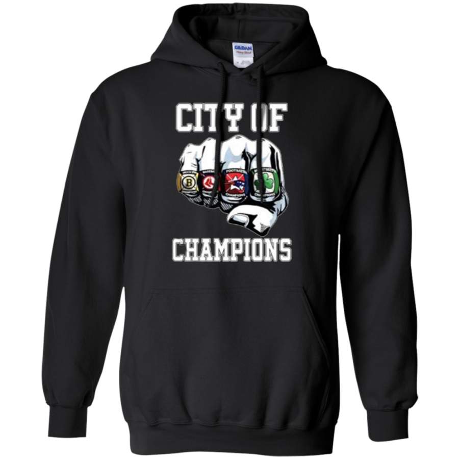 Boston City Of Champions Hoodie