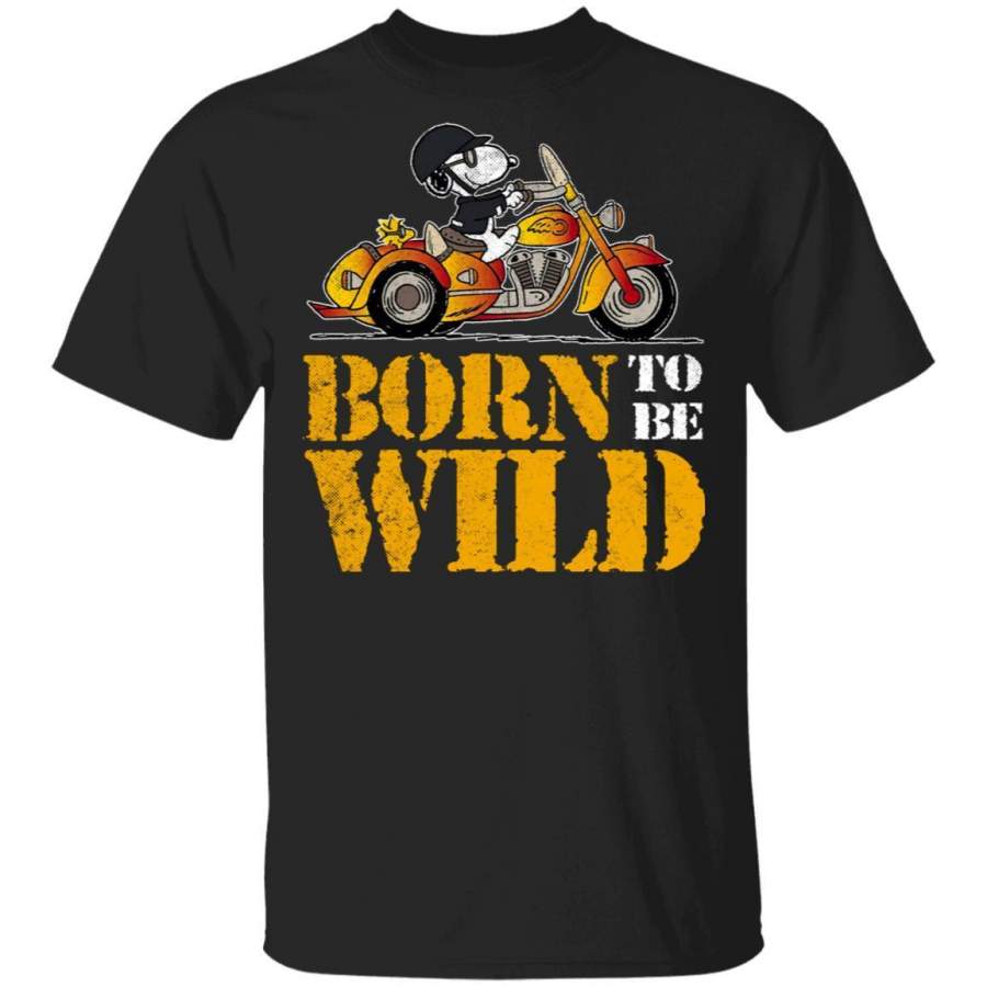 Born To Be Wild Snoopy Biker T-shirt MT04