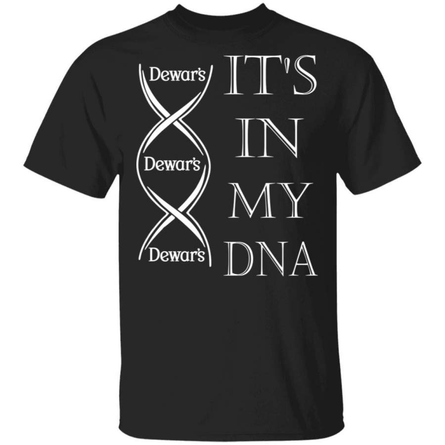 It’s In My DNA Dewar??s T-shirt Whisky Tee HA12