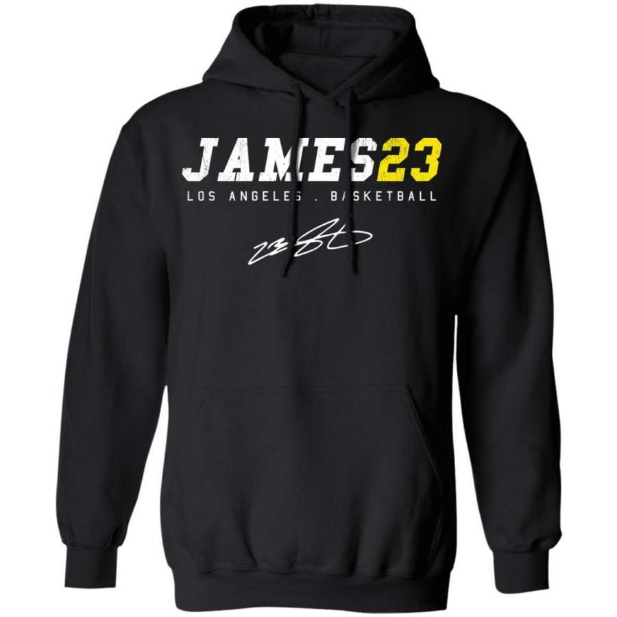 LeBron James Hoodie Number 23 Los Angeles Basketball Hoodie PT12