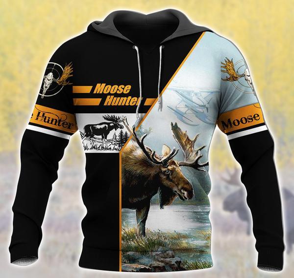 Moose Hunting Art 3D All Over Print | Unisex | Adult | Ht5278