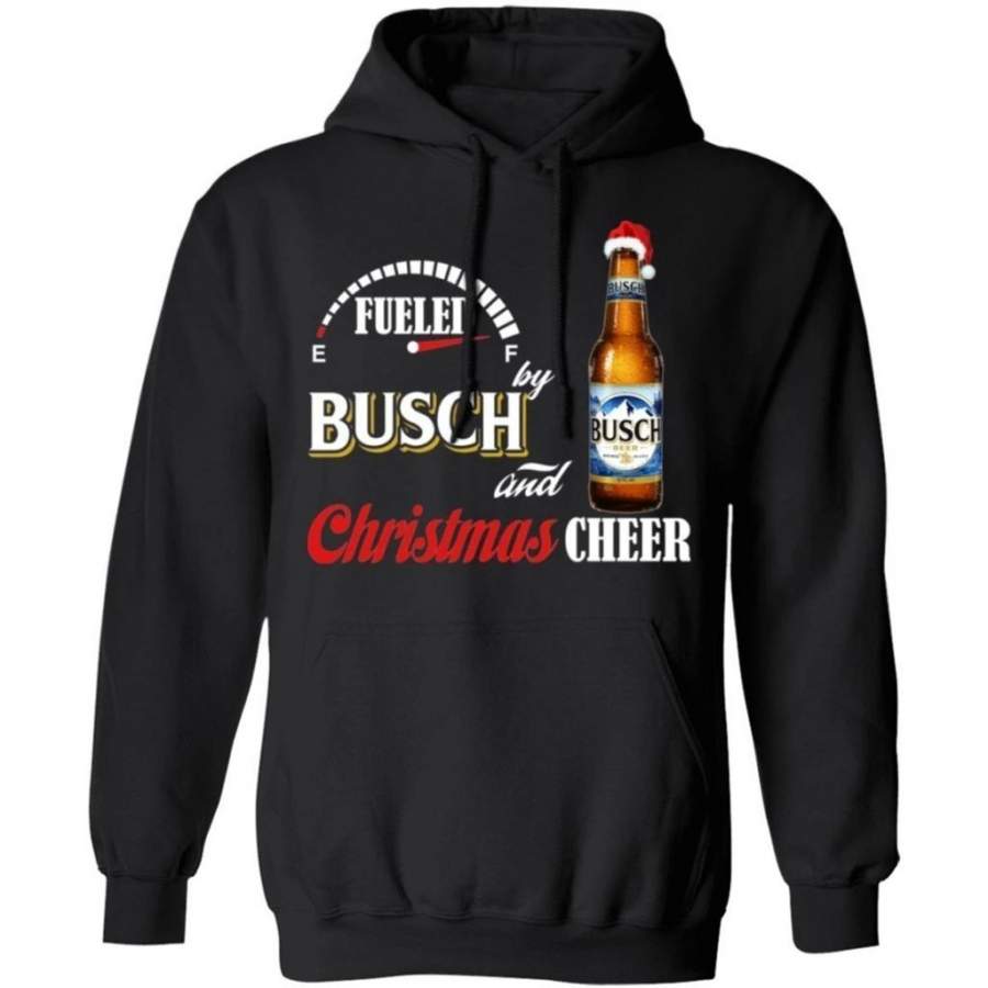 Fueled By Busch Beer And Christmas Cheer Hoodie Funny Gift VA10