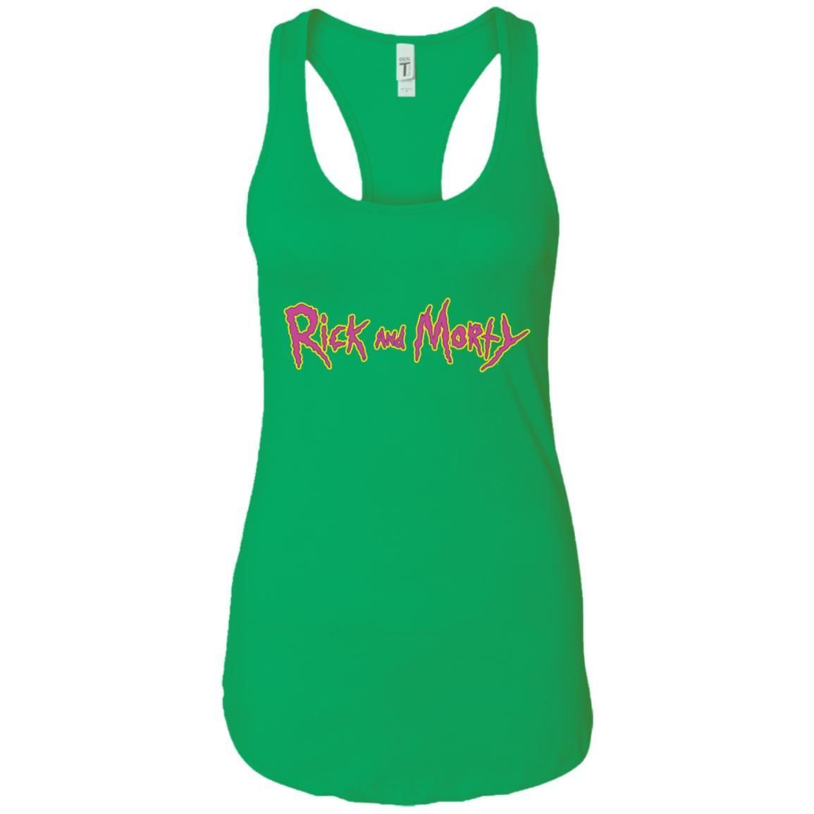 Rick And Morty Title Typography Shirt Women Tank