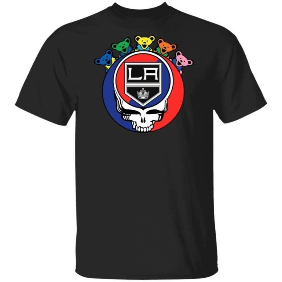 Grateful Dead Mixed Los Angeles Kings Hockey Shirt Cool Gift MN09