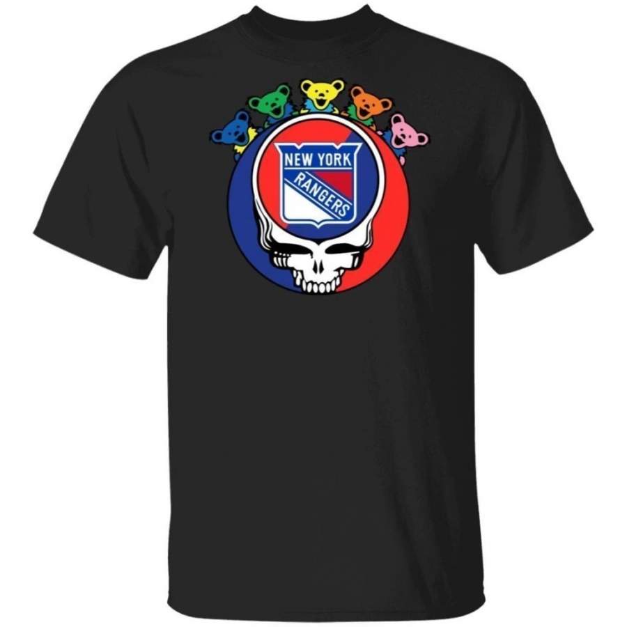 Grateful Dead Mixed New York Rangers Hockey Shirt Cool Gift MN09