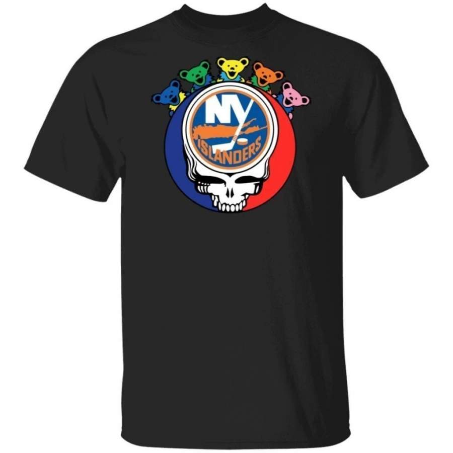 Grateful Dead Mixed New York Islanders Hockey Shirt Cool Gift MN09