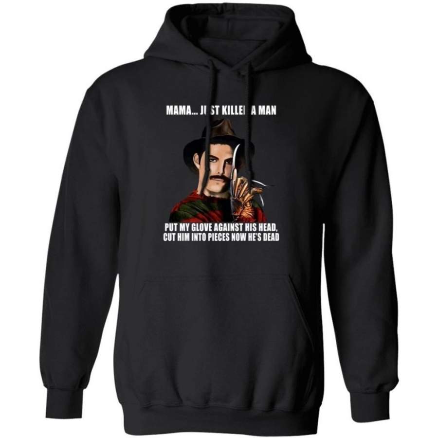 Freddie Mercury Costume Freddy Krueger Bohemian Rhapsody Hoodie VA09