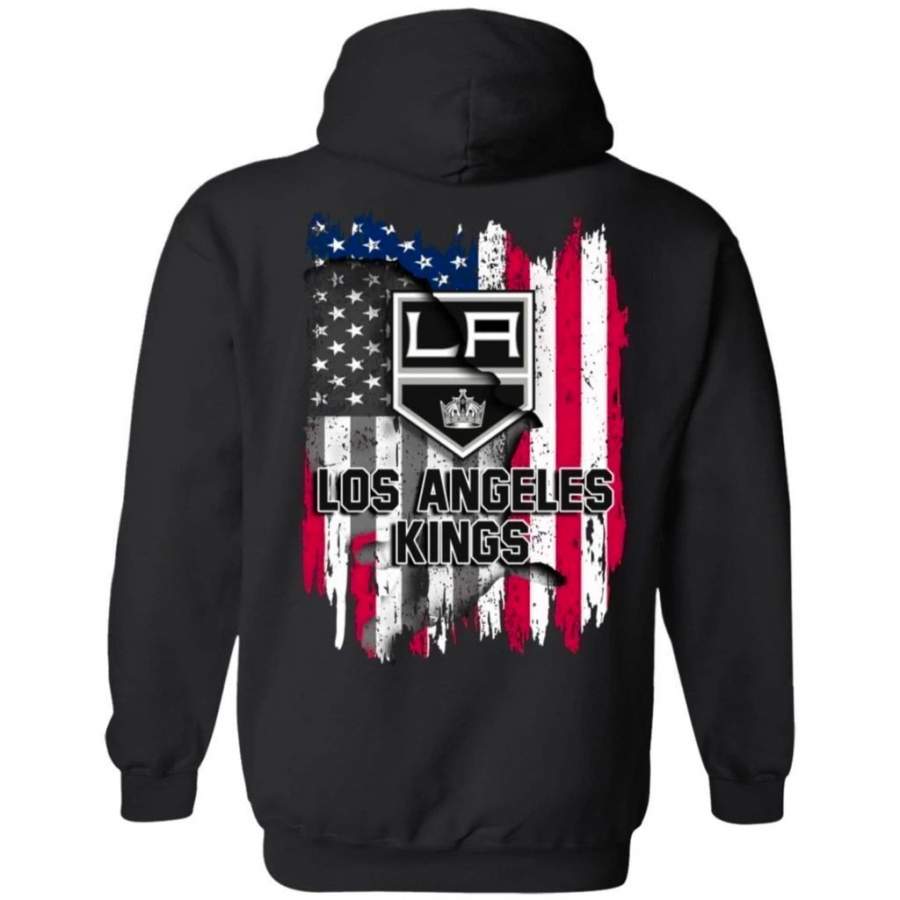 Los Angeles Kings American Flag Hockey Hoodie Men Women Fan