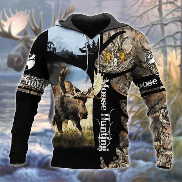 Moose Hunting 3D All Over Print | Unisex | Adult | Ht5281