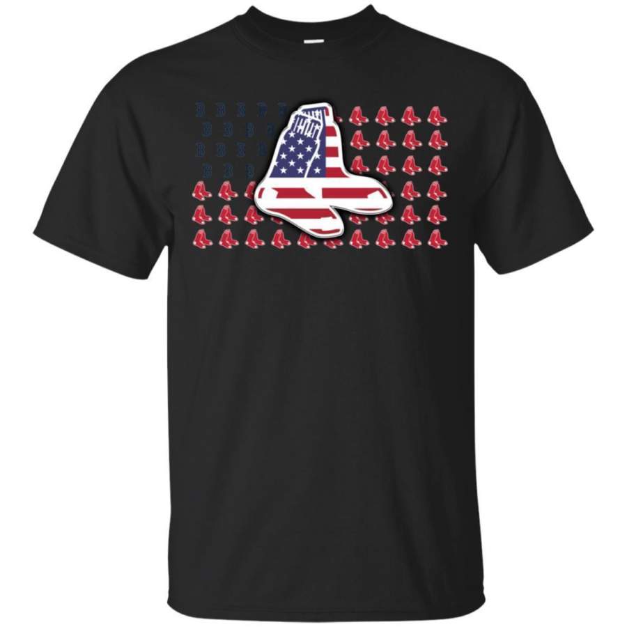 Boston Red Sox American Flag T-Shirt Men Women Fan