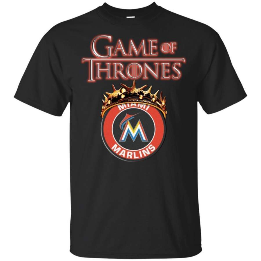 Game Of Thrones Miami Marlins T-shirt Men Women Fan