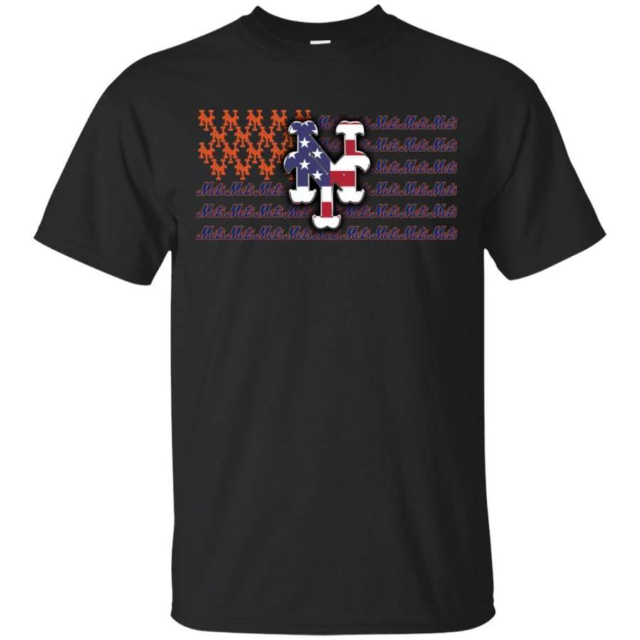 New York Mets American Flag T-Shirt Men Women Fan