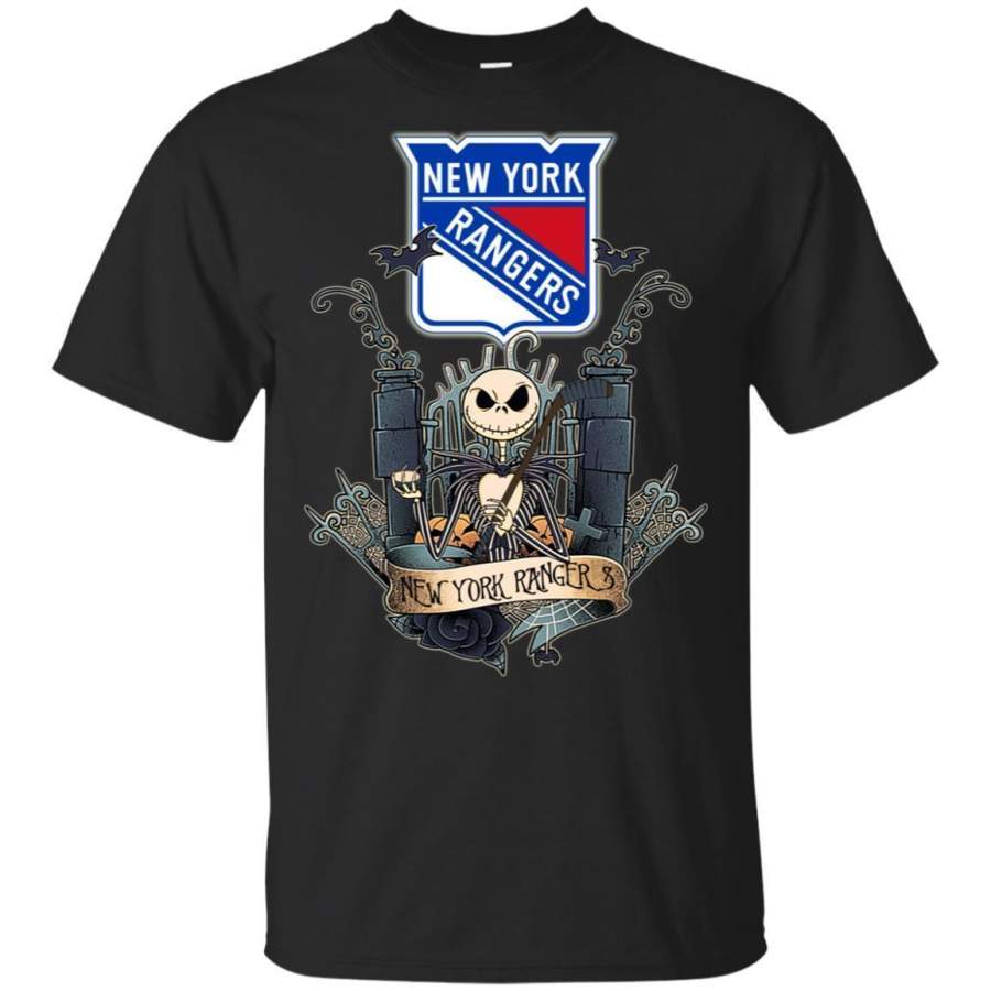 Jack Skellington New York Rangers Hockey T-shirt Men Women Fan HA05