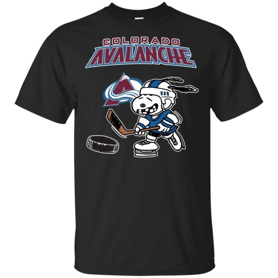 Colorado Avalanche Snoopy Hockey T-shirt Funny Fan Men Women