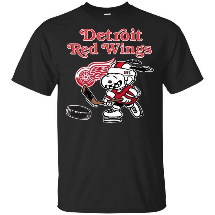 Detroit Red Wings Snoopy Hockey T-shirt Funny Fan Men Women