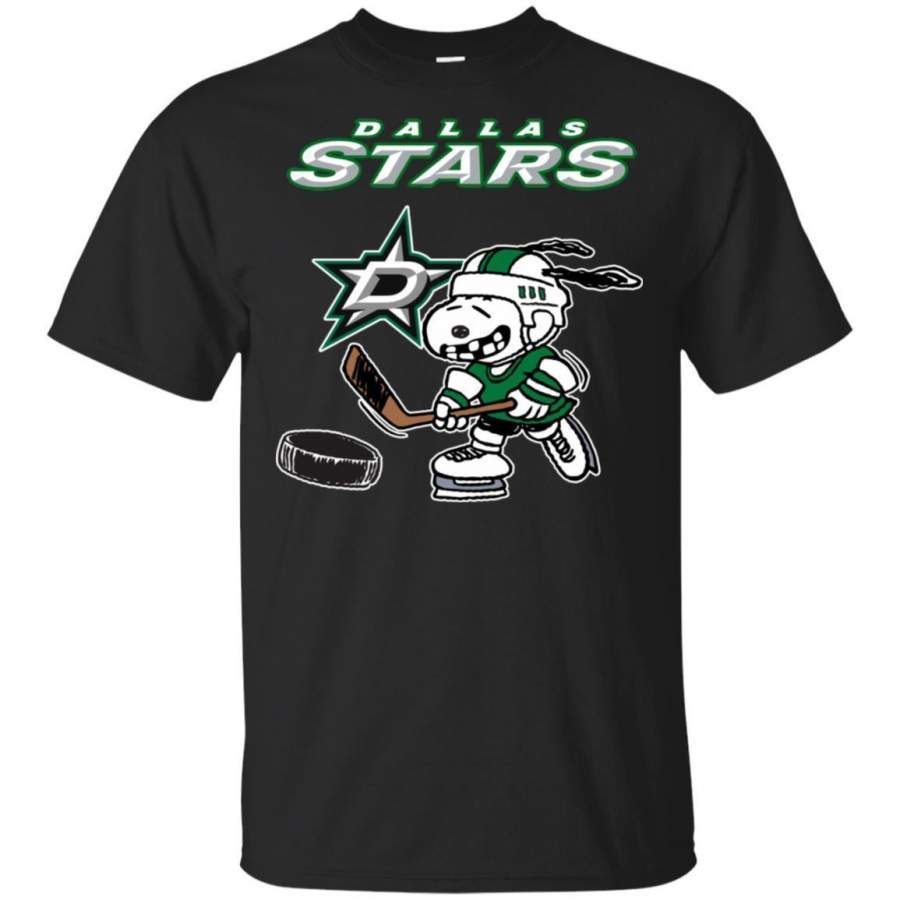 Dallas Stars Snoopy Hockey T-shirt Funny Fan Men Women