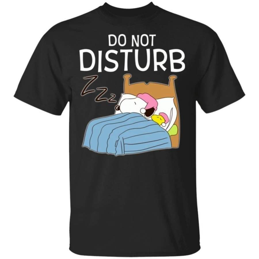 Do Not Disturb Nap Day T-Shirt Snoopy Funny Sleeping