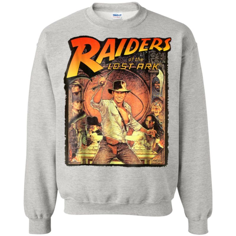 Indiana Jones And The Raiders Of The Lost Ark Shirt G180 Gildan Crewneck Pullover Sweatshirt 8 Oz.