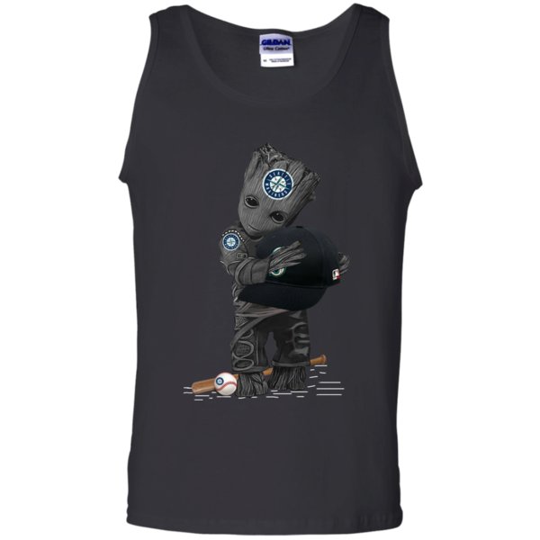 Groot Hug Seattle Mariners Baseball Shirt Cotton Tank Top