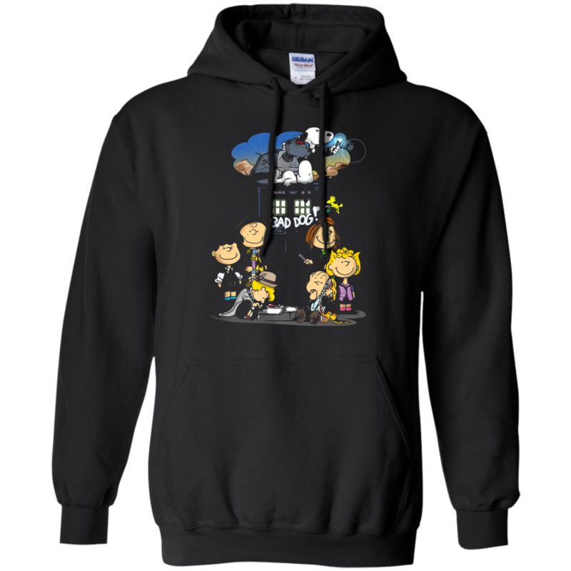 Agr Snoopy Bad Dog Doctor Who Mashup Hoodie