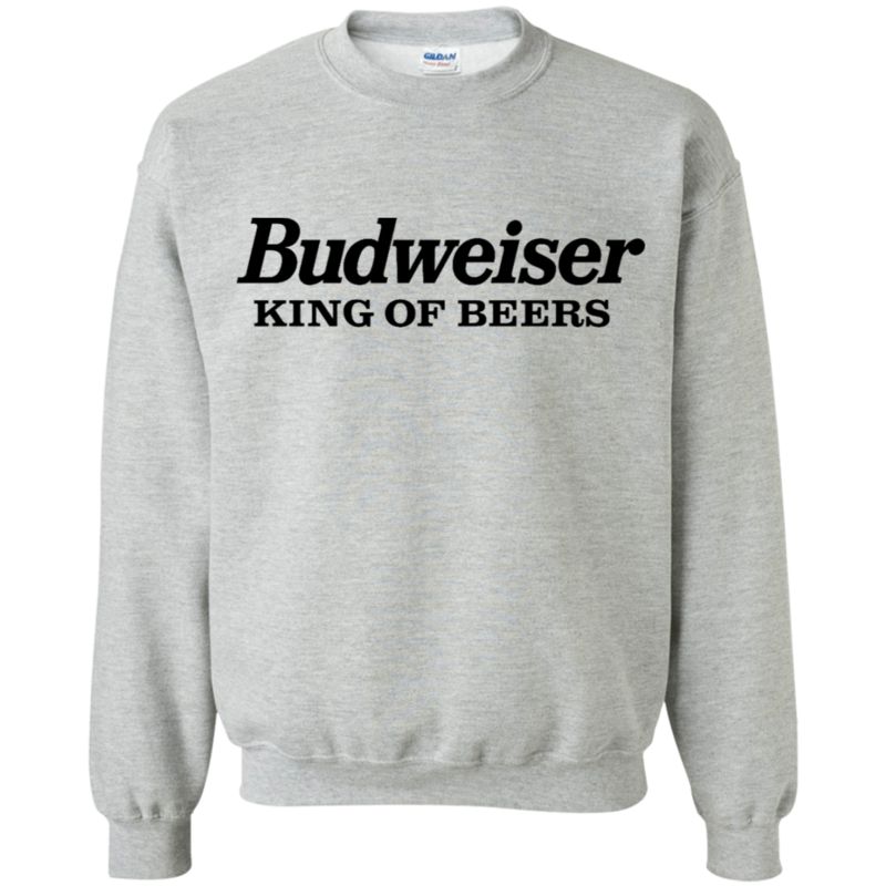 Agr Budweiser King Of Beers Crewneck Pullover Sweatshirt