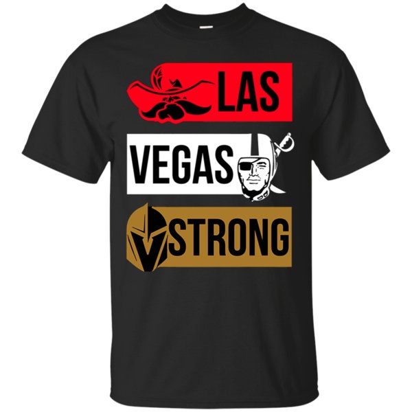 Las Vegas Strong Rebels Raiders Knights Shirt G200 Gildan Ultra Cotton T-shirt