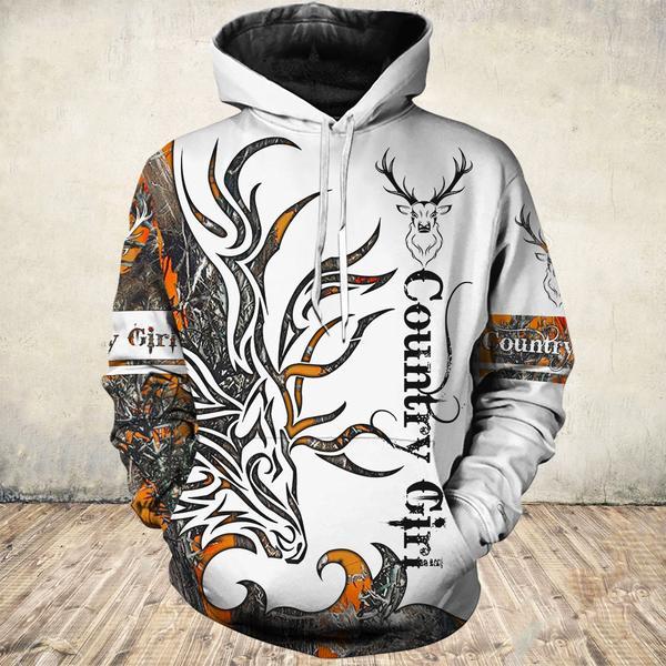 Country Girl Orange Hunting 3D All Over Print | Unisex | Adult | Ht4549