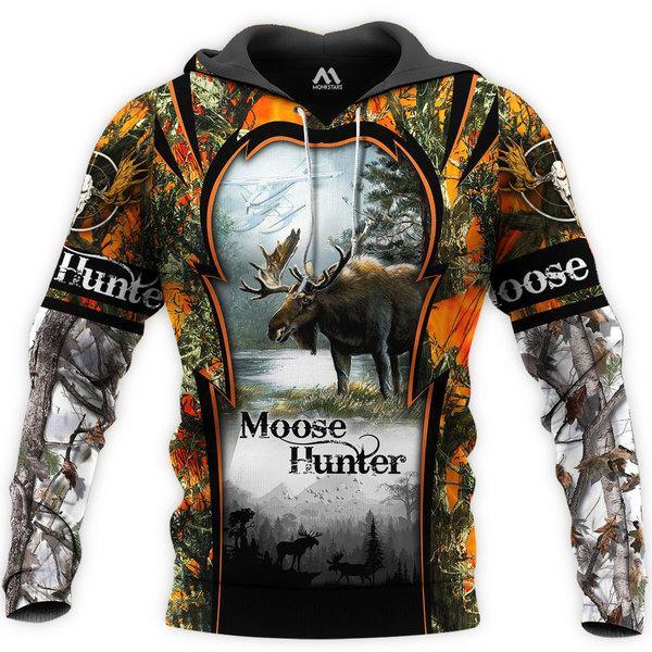 Hunting – Moose Hunter Loop Orange 3D All Over Print | Unisex | Adult | Ht5297