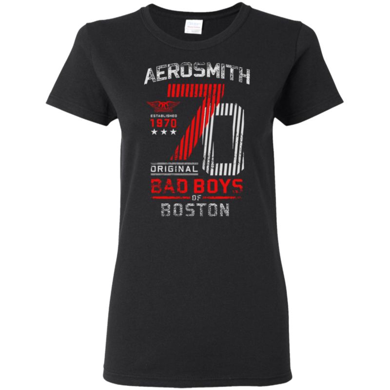 Agr Aerosmith Est 1970 Bad Boys Of Boston Retro Tee Womens T-shirt