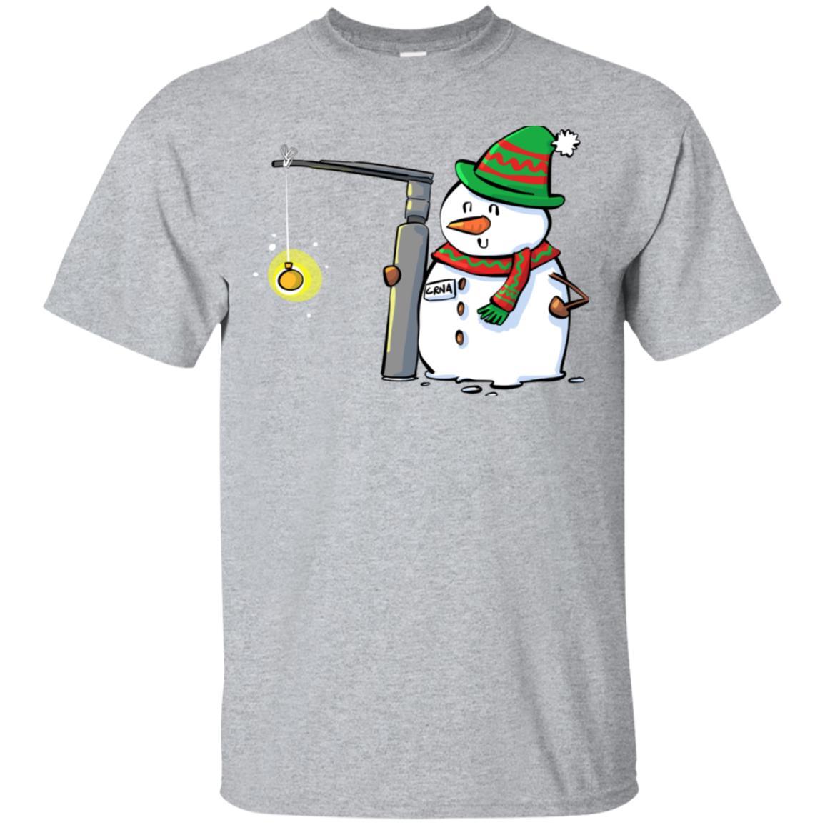 Crna Snowman With Miller 2 Christmas Anesthesia Long Sleeve