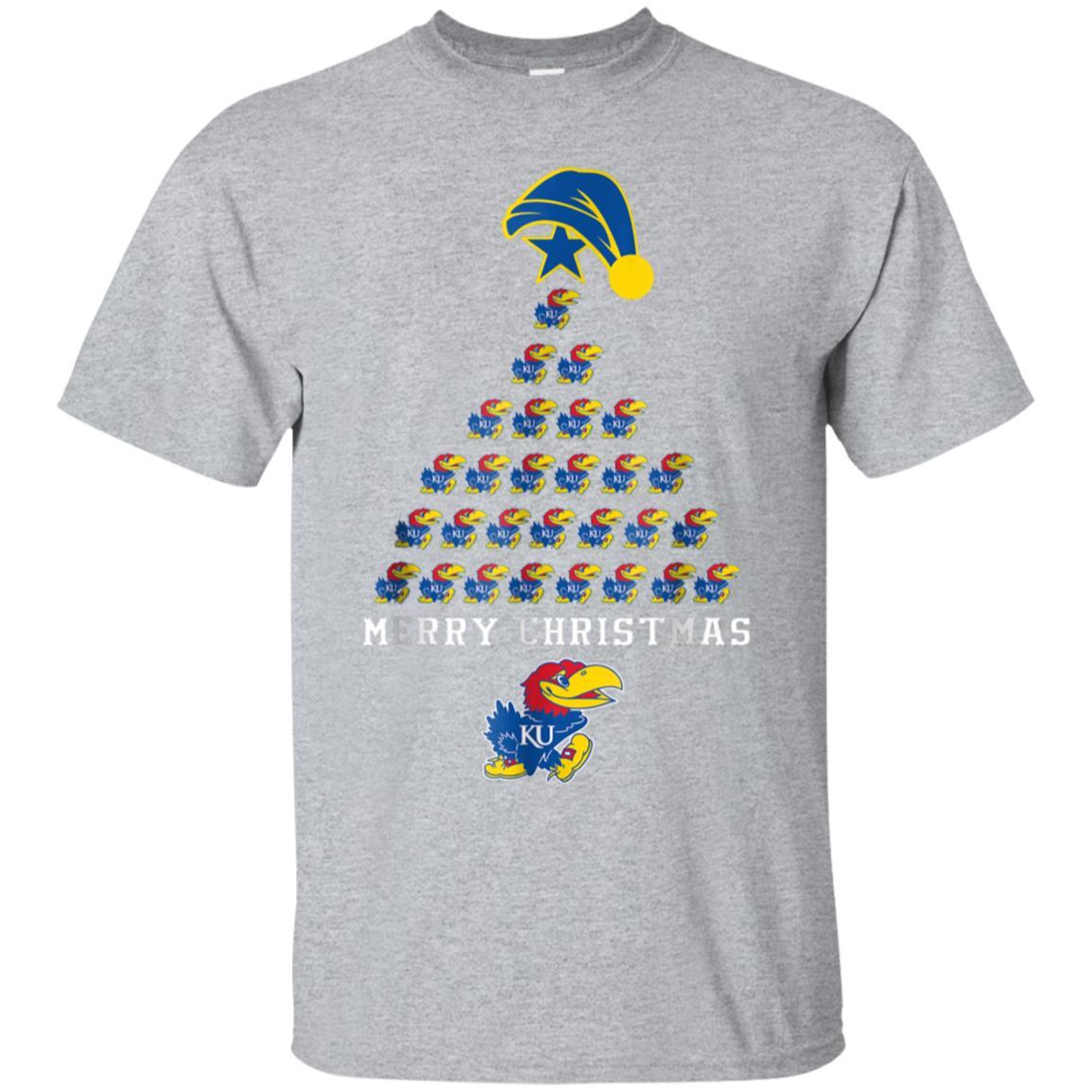 Kansas Jayhawks Christmas T-Shirt – Apparel