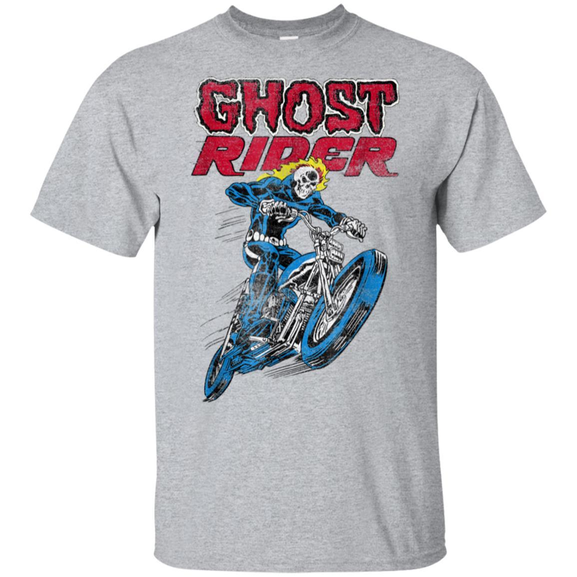 Ghost Rider Flames Graphic T-Shirt