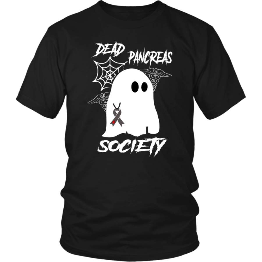 Boo Ghost Dead Pancreas Society Diabetes Awareness Shirts