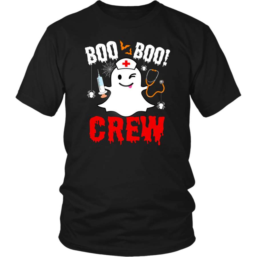 Boo Boo Crew Nurse Ghost Shirt Halloween Costume