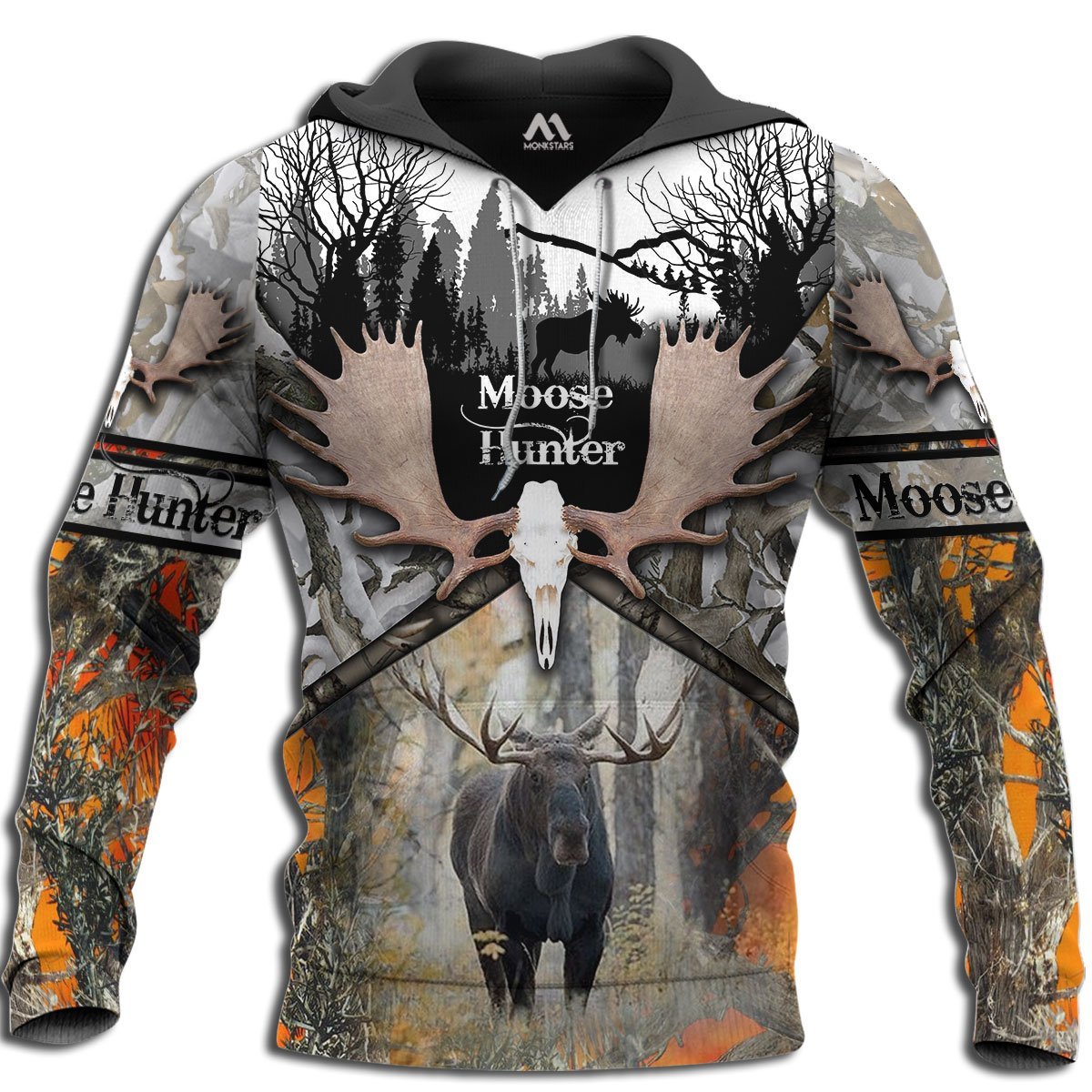 Hunting – Moose Hunter Skull 3D All Over Print | Unisex | Adult | Ht5290