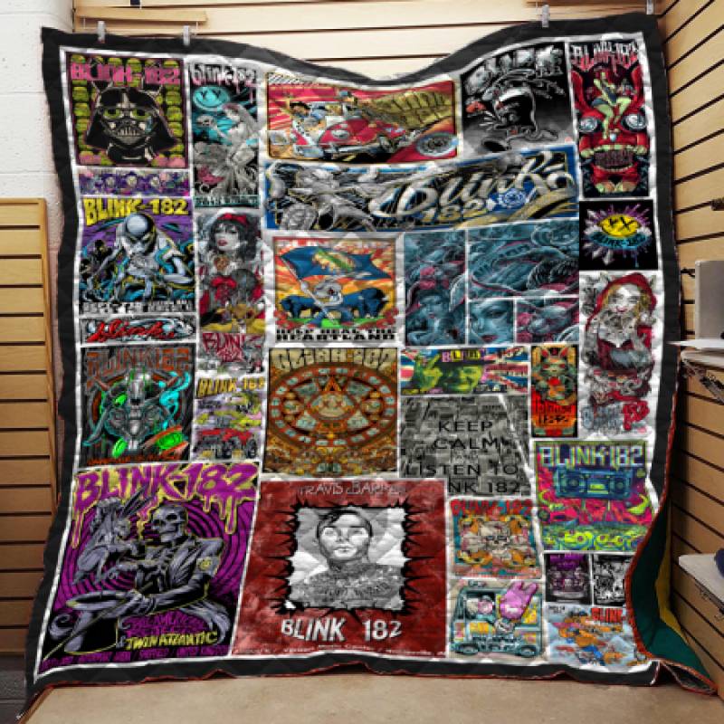 Blink 182 Collage Quilt