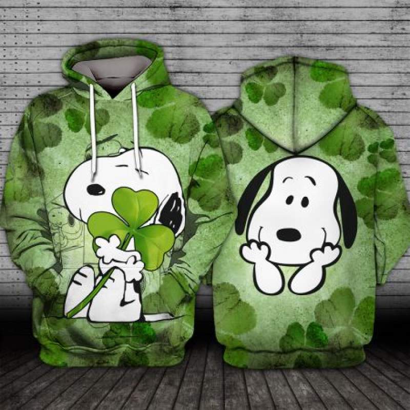 Gearstastic St Patricks Day All Over Print Shirt Snoopy Patrick’s Day – V0512