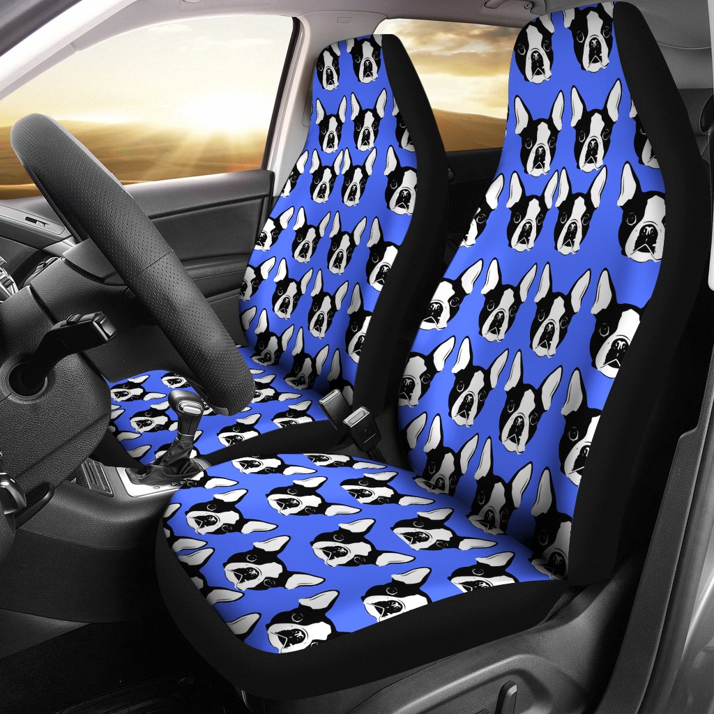 Boston Terrier Car Seat Covers (Set of 2) – Multi