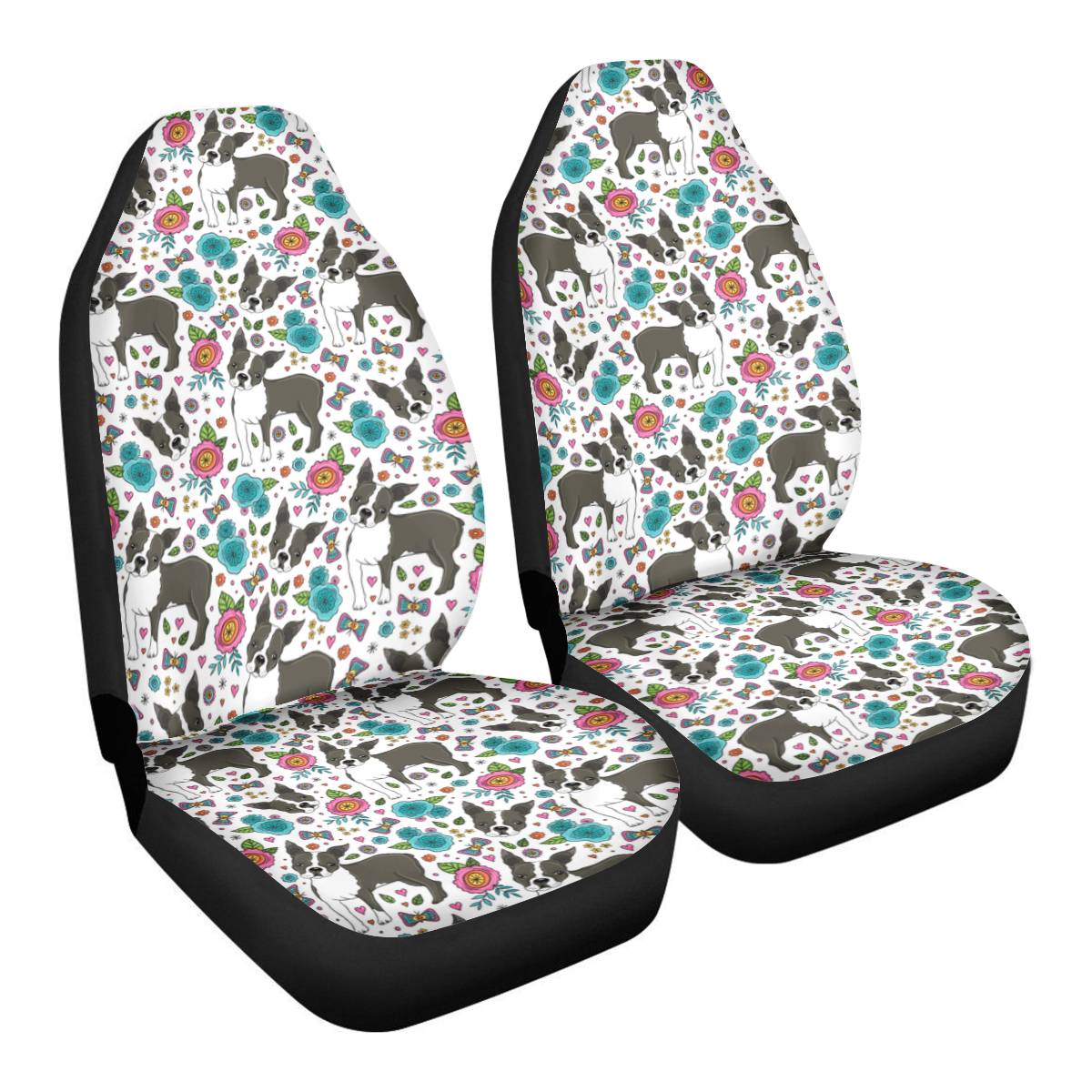 Bostonterrier01 Car Seat Covers