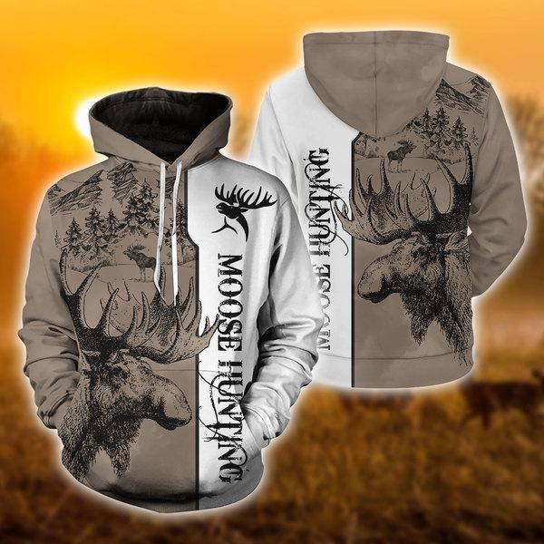 Hunting – Moose Hunter 3D All Over Print | Unisex | Adult | Ht5303